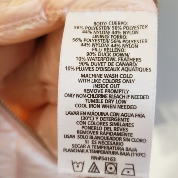 Calvin Klein Women's Down Vest, Light Peach XXL - Picture 7 of 8